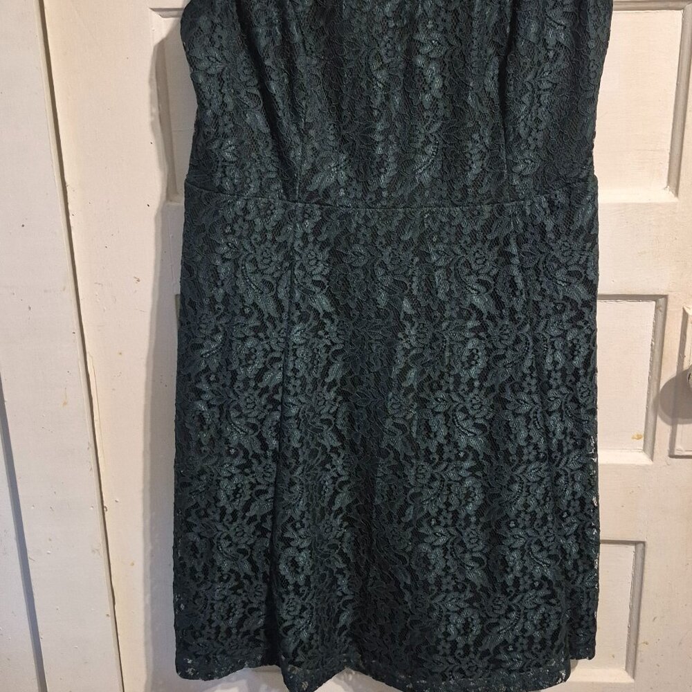 Green Skater Style Dress